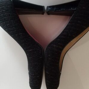 MODE CLASSE モードクラッセ ツイード黒パンプス