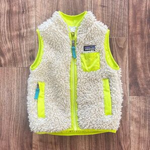パタゴニア ベビー リバーシブル フリースベスト 6-12M