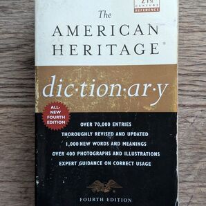 The AMERICAN HERITAGE dictionary FOURTH EDITION