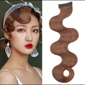 大好評★前髪ウィッグ フィンガーウェーブ 部分ウィッグ つけ毛 レトロ