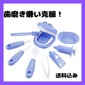 歯磨き嫌いさんにも!歯医者さんごっこ 歯ブラシおもちゃ ごっこ遊び おままごと