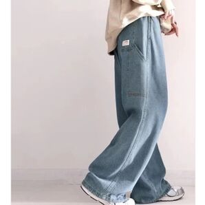 Java XLサイズ LLサイズ ワイドデニムパンツ 翌日発送 レディース