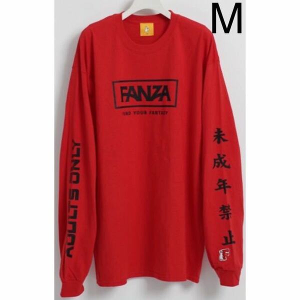 『新品』FR2 × FANZA★ロゴ ロンT Mサイズ★赤 レッド 長袖 Tシャツ Smoking kills