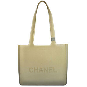 CHANEL Chanel Bag Rubber Clear Gray Ladies [Used] [Standard Popular] k9687f, Chanel, Bag, bag, Shoulder bag