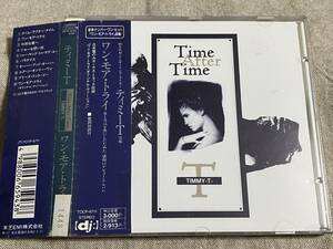 TIMMY-T - TIME AFTER TIME 91年 日本盤 帯付 廃盤