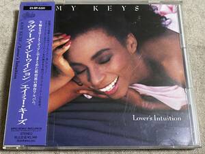 [R&B/SOUL] AMY KEYS - LOVER'S INTUITION 89年 25・8P-5281 日本盤 帯付 廃盤 レア盤