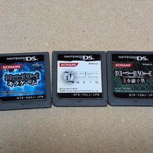 DS DEATH NOTE デスノート キラゲーム+Lを継ぐ者+theprolong to デスノート 螺旋の罠 ソフトのみ