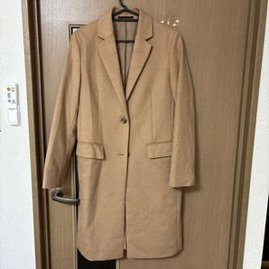 キャメル ウールカシミヤ チェスターコート