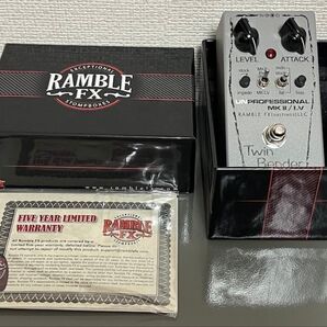 【トーンベンダー系FUZZ名機!】Ramble FX Twin Bender V3 エフェクター