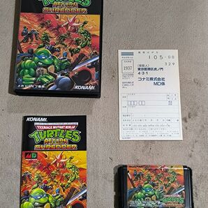 メガドライブソフト ティーンエージ ミュータント ニンジャ タートルズ リターンオブザシュレッダー
