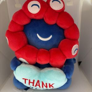 大阪万博会場限定購入 ミャクミャク ハートぬいぐるみ THANKYOU ブルー 新品タグ付き 完売商品