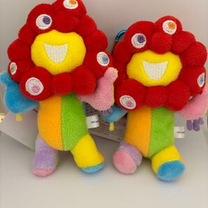 大阪 関西万博 EXPO2025 会場限定 ミャクミャク カラビナ付 マスコット レインボー 立ち&お座りセット 新品タグ付き