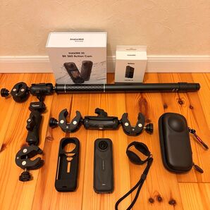Insta360 X5 アクションカメラ 付属品多数 バイクマウント バイクブログ