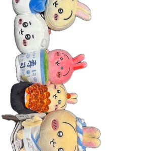 6点セット ちいかわ うさぎ ハチワレ Chiikawa マスコット ちいかわ寿司 イクラうさぎ