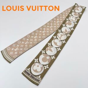 送料無料 ルイヴィトン LOUIS VUITTON バンドー モノグラム マーブルズ シルク スカーフ モノグラムフラワー