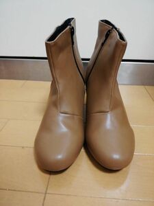  Basic type Short bootie M beige [MAA-714]