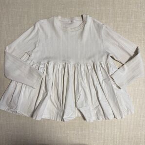 □selectshop k Volume flare pullover (White)