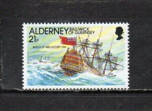 20B166 英国王室属領オルダニー島 1991年 灯台のオートメーション化の歴史 (1) 21P 未使用NH