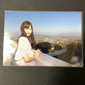 小嶋陽菜 AKB48 海外旅行日記 購入 特典 生写真b A-23