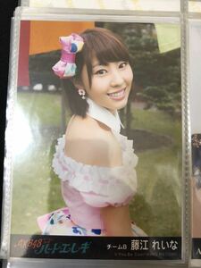 藤江れいな AKB48 ハートエレキ 劇場盤 特典 生写真 A-19