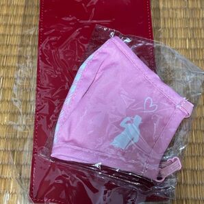 田原俊彦 HAPPY CHECK MASK ピンク&マスクケース ピンク レッド