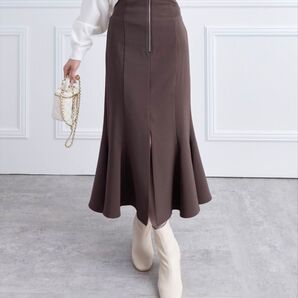 マーメイドスカート ブラウン clear