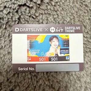 井能実奈子 選手 DARTS LIVE×ダーツハイブ ガチャ テーマ ダーツライブテーマ