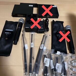 【中古】SHURE ワイヤレスマイクシステム Aセット