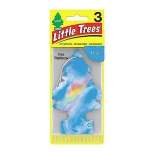 リトルツリーエアフレッシュナーFIRE RAINBOW ファイアレインボー3枚入り 日本未発売 芳香剤