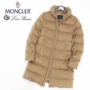 [T180] ◆ Moncler/Moncler x Loropiana Storm System Cashmere 100 % Down -Coat Camel 0