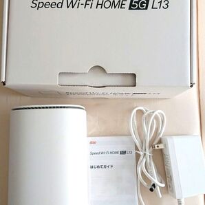 【Wi-Fiルーター】「Speed Wi-Fi HOME 5G L13」 ホームルーター(ホワイト)