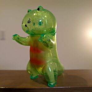 バケタンブログ×高田憂希コラボ クリームソーダ メンタイゴン 明太子怪獣 蓄光 ソフビ