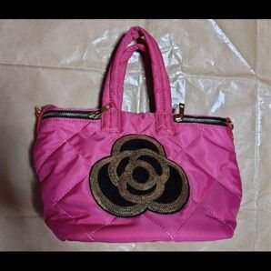 GeeRA ジーラ カメリアスパンキルティングトートバッグ