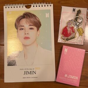 値下げ【非公式】BTS Jimin カレンダー フォトカード キーホルダー 3点セット