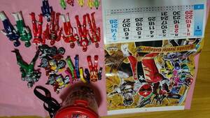 仮面ライダー×スーパー戦隊大戦ポップコーンケース★スーパー戦闘シリーズ2012カレンダー等
