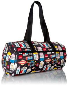 LeSportsac Simple Duffel Boarding Passレスポートサック ボストンバッグ ボーディングパスTravel System4280　P795撥水加工形状記憶生地