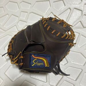 美品 Slugger 久保田スラッガー 軟式 グローブ 捕手 キャッチャー グラブ 湯もみ済み