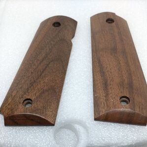 (モデルガン、ガスガン)ガバメント用 ウッド(木製)グリップ