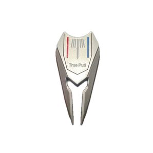 True Putt ディボットツール ゴルフ マーカー シルバー