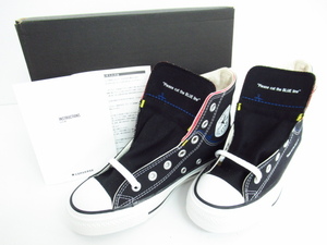 未使用 CONVERSE コンバース ALL STAR CUTLINE HI オールスター スニーカー 1CL517 BLACK SIZE:23.5cm ▼SH4619