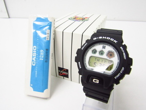 CASIO G-SHOCK カシオ G-ショック × 阪神タイガース 2003年優勝記念限定 DW-6900BHTGV-9JF デジタル腕時計♪AC18464