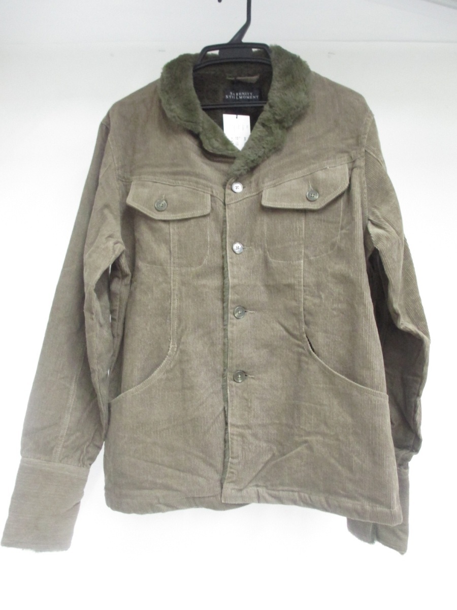 SERENITY.STILLMOMENT セレニティースティルモーメント コーデュロイボア ジャケット SIZE:L 中古 メンズ ∴WF1452