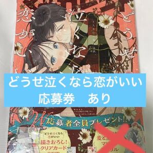 マーガレット 24号 どうせ泣くなら恋がいい 応募券 クリアカード