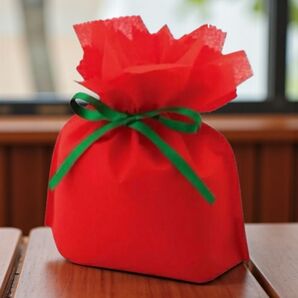 簡単ラッピング フラワー巾着 クリスマス 誕生日 バレンタイン 母の日 10枚