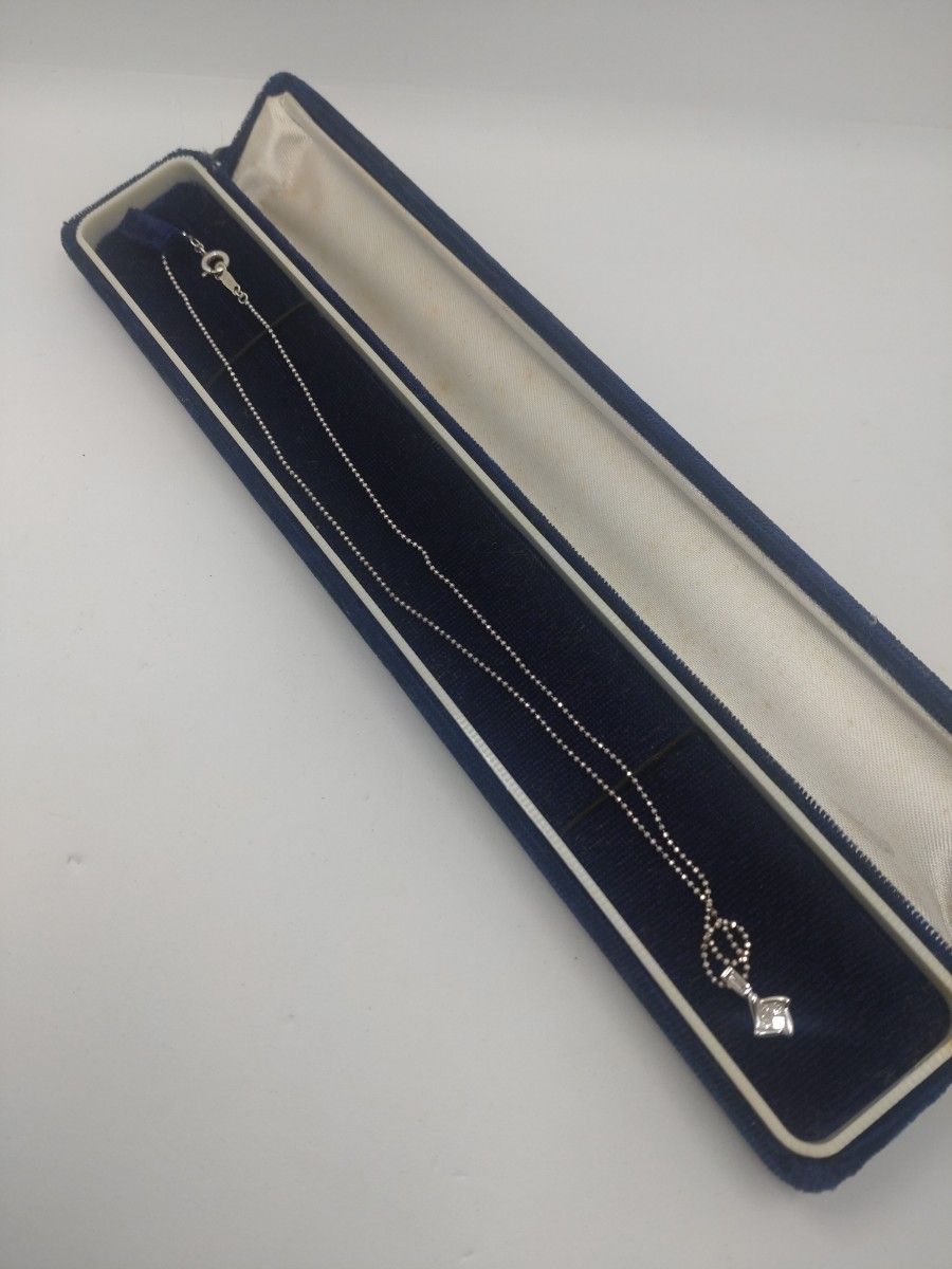 ネックレス K18 ダイヤ/ルビー トップ (チェーンSV925) アクセサリー 2WAY