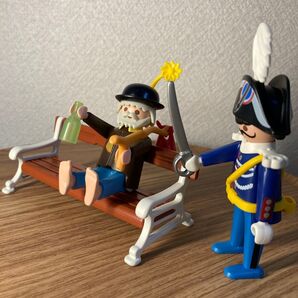 【USED 廃盤希少品】酔っ払いと警察官 5508 Playmobil プレイモービル