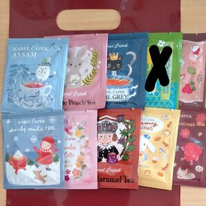 カレルチャペック 紅茶 フレーバードティー 9点セット&ショップ袋