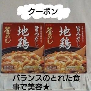 ヤマモリ 釜めし 地鶏 旨みだし 炊き込みご飯 炊き込みご飯の素 2つ バランスのとれた食事で美容★