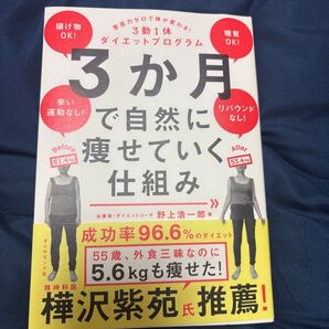 3か月で自然に痩せていく仕組み ダイエット本 野上浩一郎