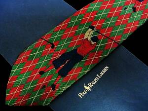 !Nr1337* прекрасный товар * Ralph Lauren [ Golf ] галстук 